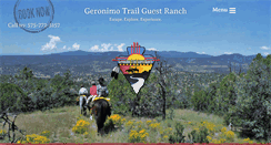 Desktop Screenshot of geronimoranch.com