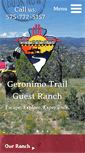 Mobile Screenshot of geronimoranch.com